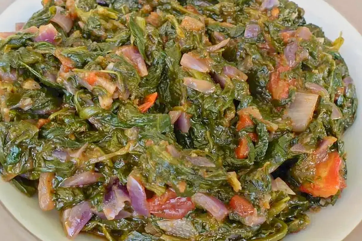 1. Spinach Stew - Nambian Recipes