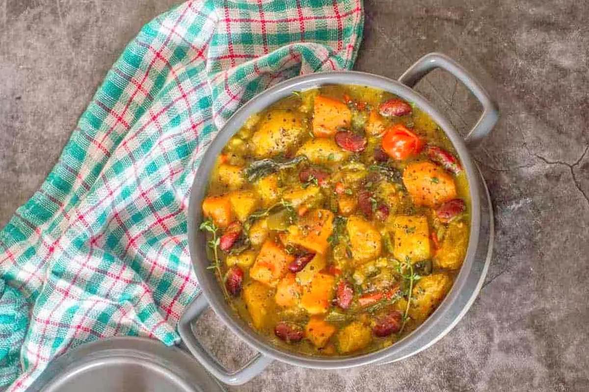 10. Caribbean Squash & Plantain Curry Recipe