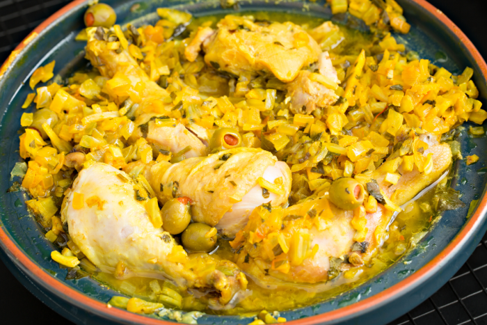 One Pot Moroccan Chicken Tagine