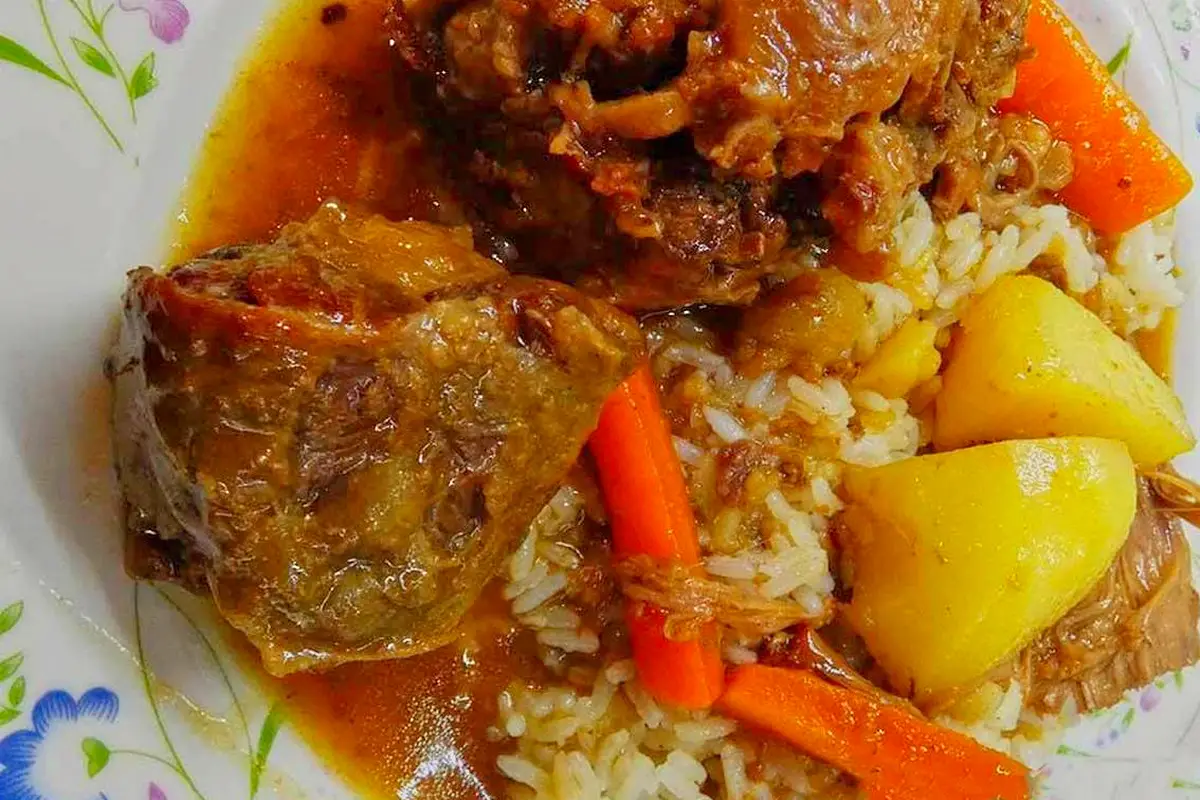 16. South African Oxtail Potjiekos