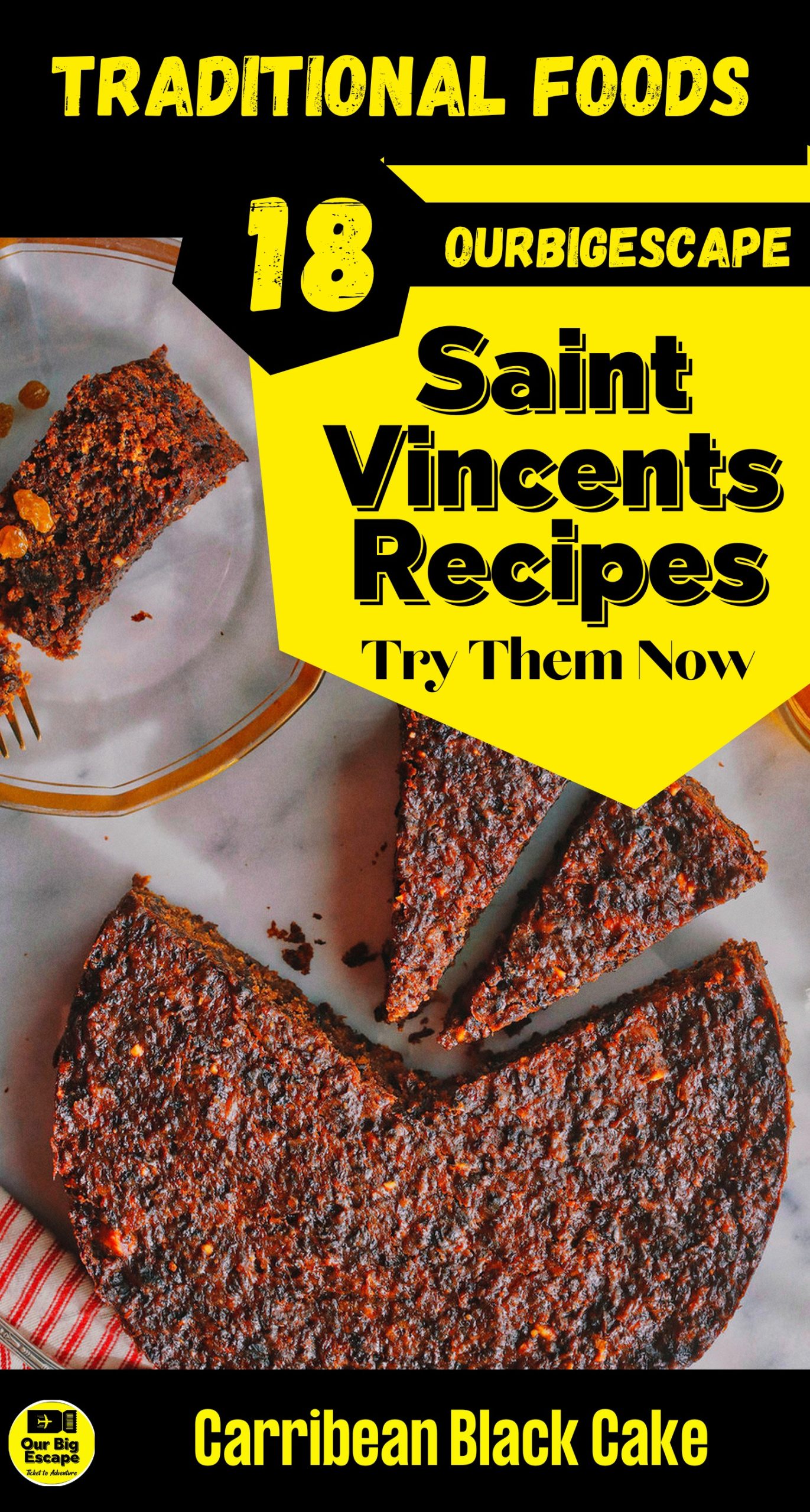 18 Saint Vincent Recipes - Caribbean Black Cake