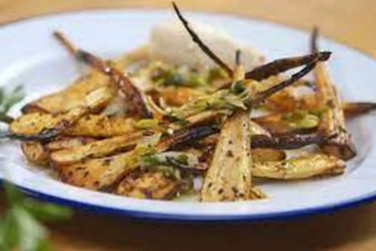 2. Parsnip Chips with Bush Pepper