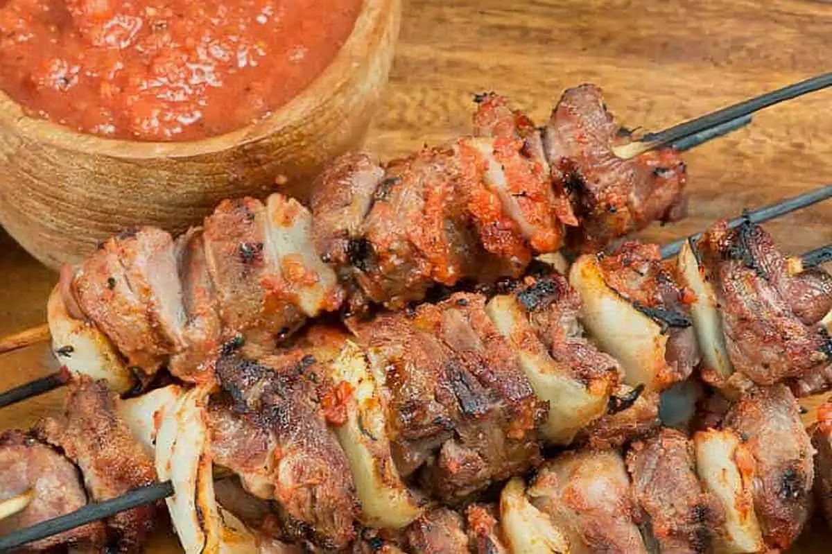 2. Rwandan Goat Brochettes