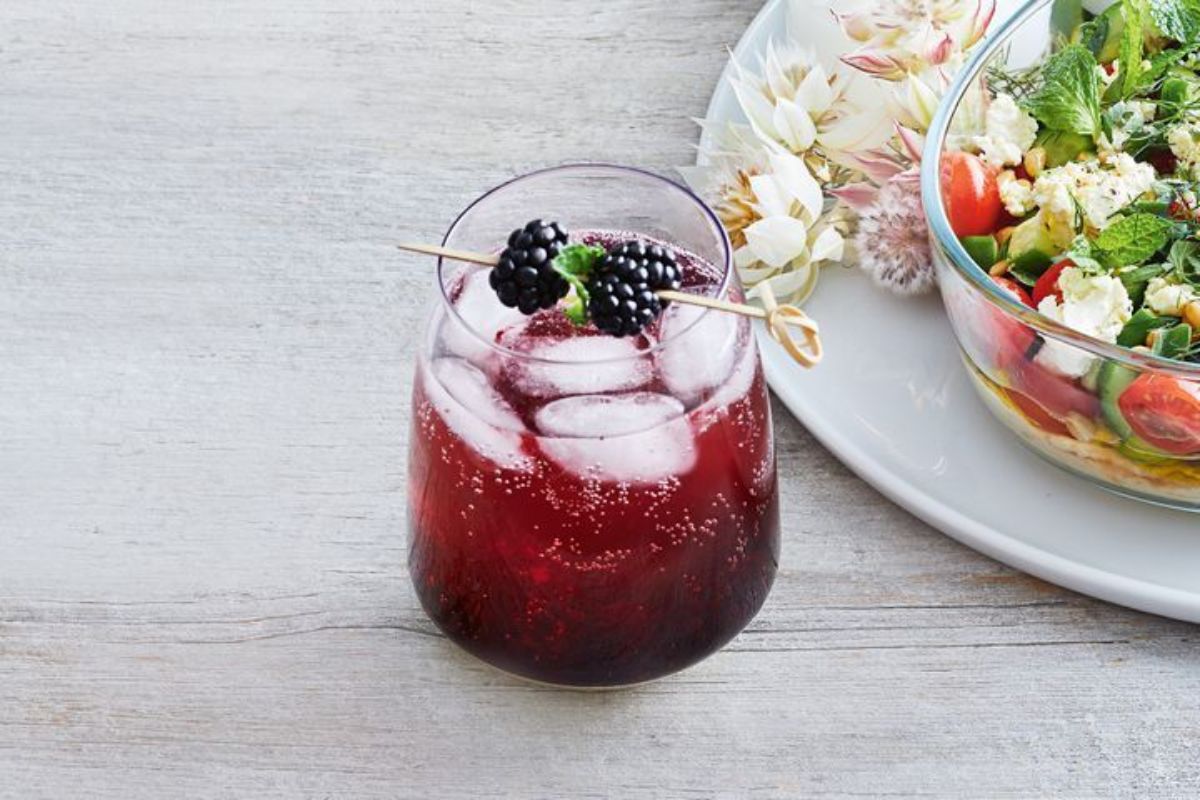 26. Australian food - Blackberry and Vanilla Vodka Cocktail