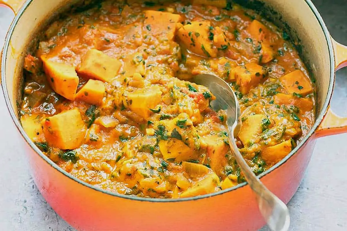 3. Sudanese Sweet Potato and Peanut Stew