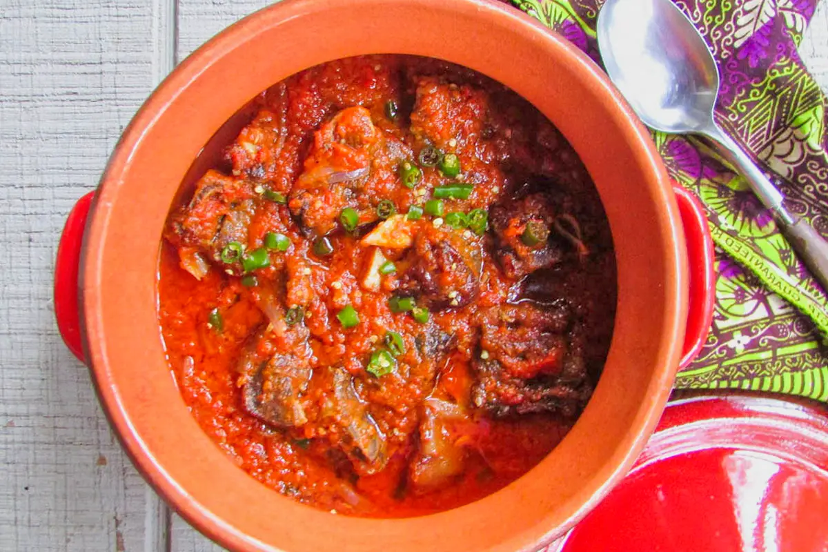 4. Nigerian Goat Meat Stew