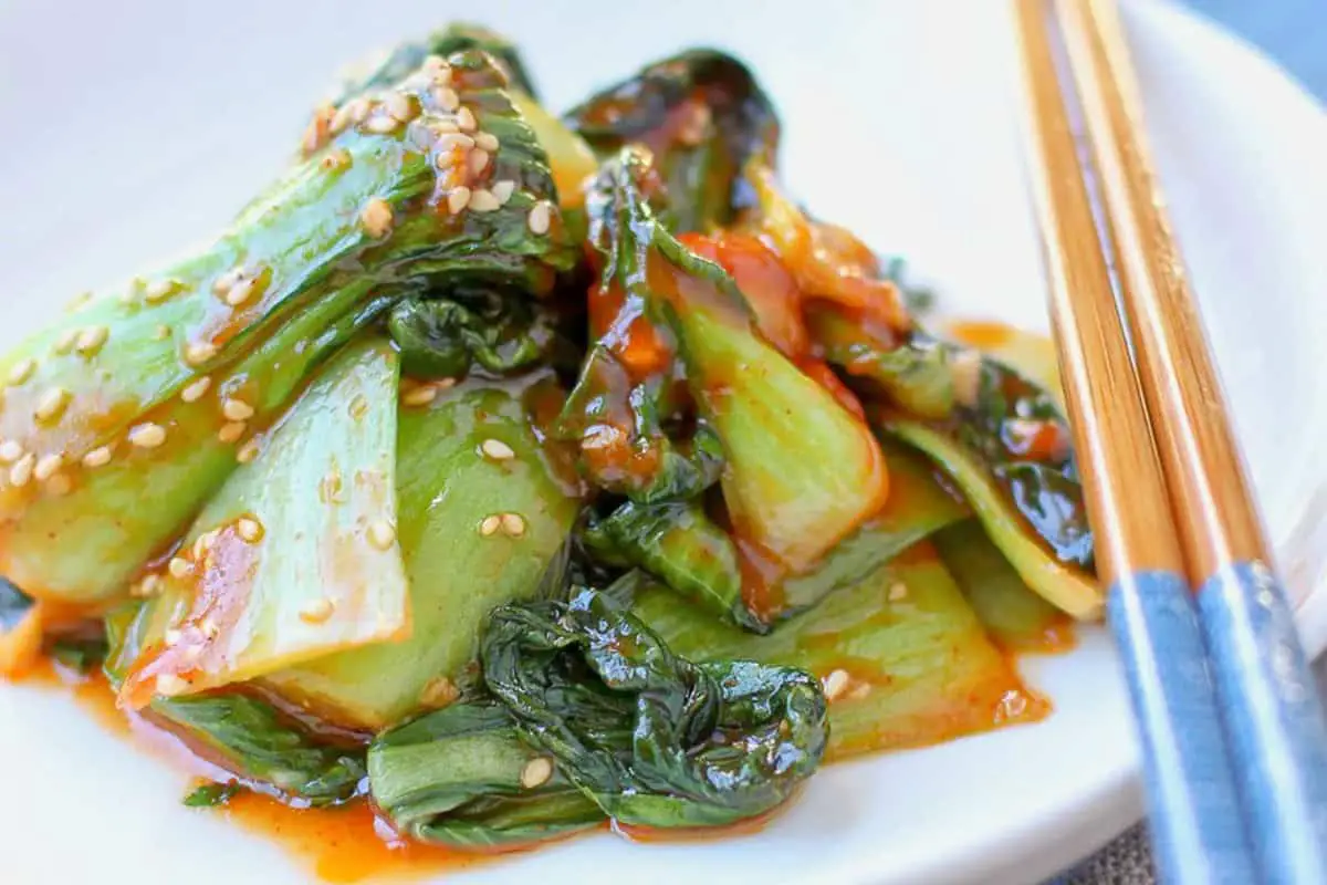 6. Korean Bok Choy Namul