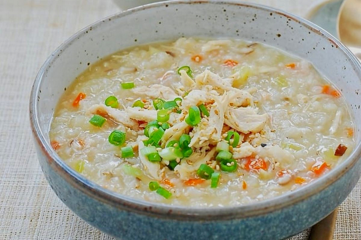 8. Dakjuk Korean Chicken Porridge
