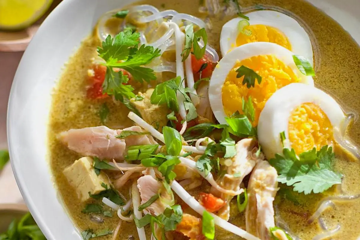 9. Singapore-Style Chicken & Noodle Soup