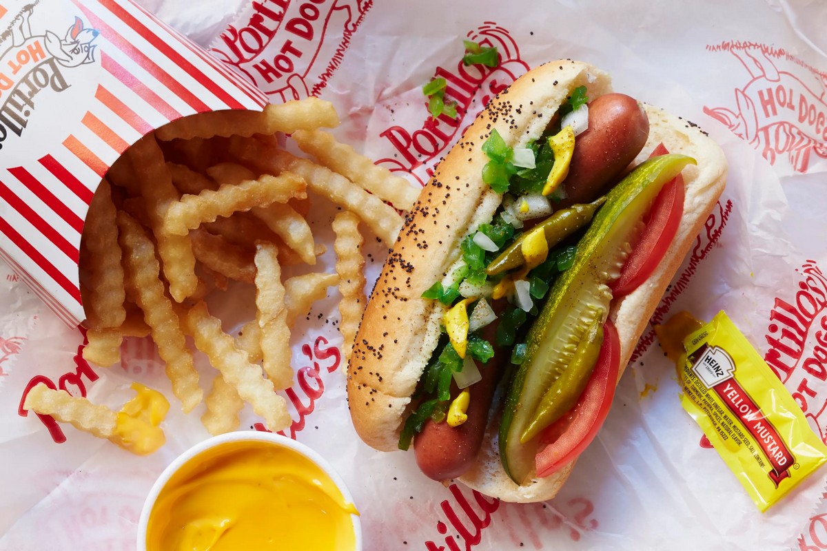 1. Portillo's Hot Dogs - Budget-friendly Restaurants in Chicago