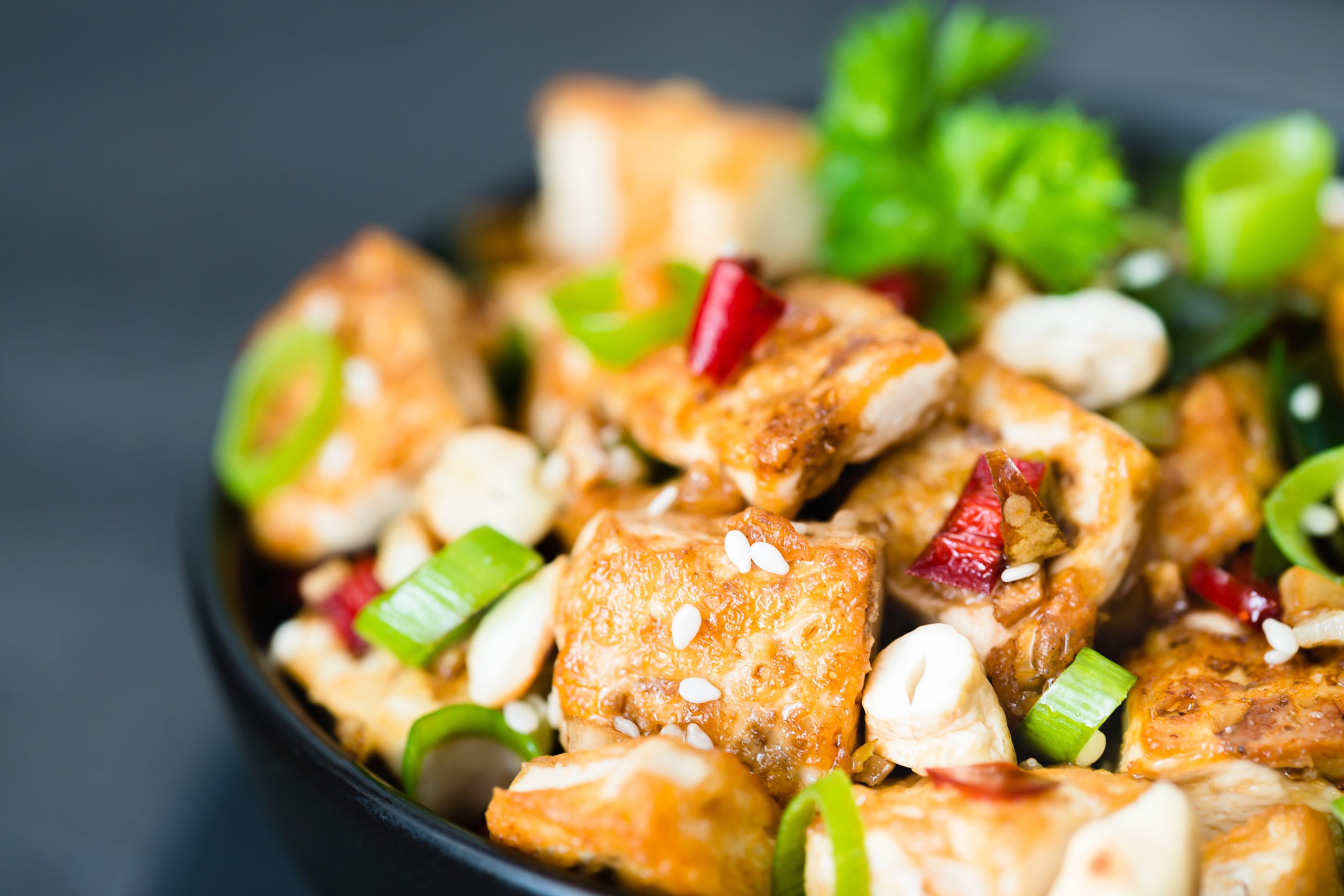 11. Burmese Tofu with Garlic Ginger and Chili Sauce Recipe