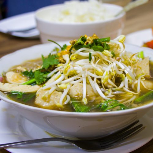 13. Burmese Ohn-no-khao-swe Recipe