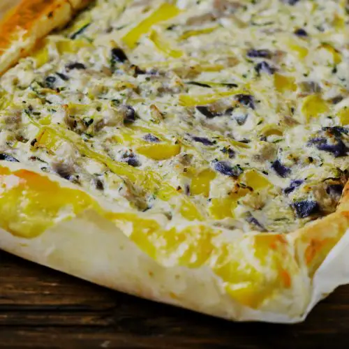 Vegetarian Caramelized Endive and Blue Cheese Tart recipe