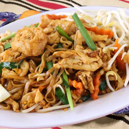 Vietnamese-Inspired Chicken Salad with Rice Noodles recipe
