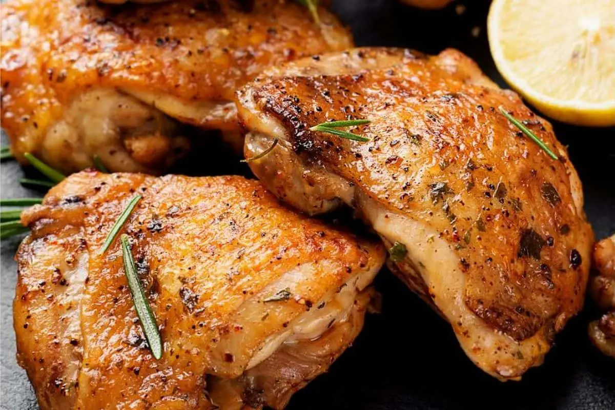 Dutch Oven Braised Chicken Thighs Recipe • Our Big Escape