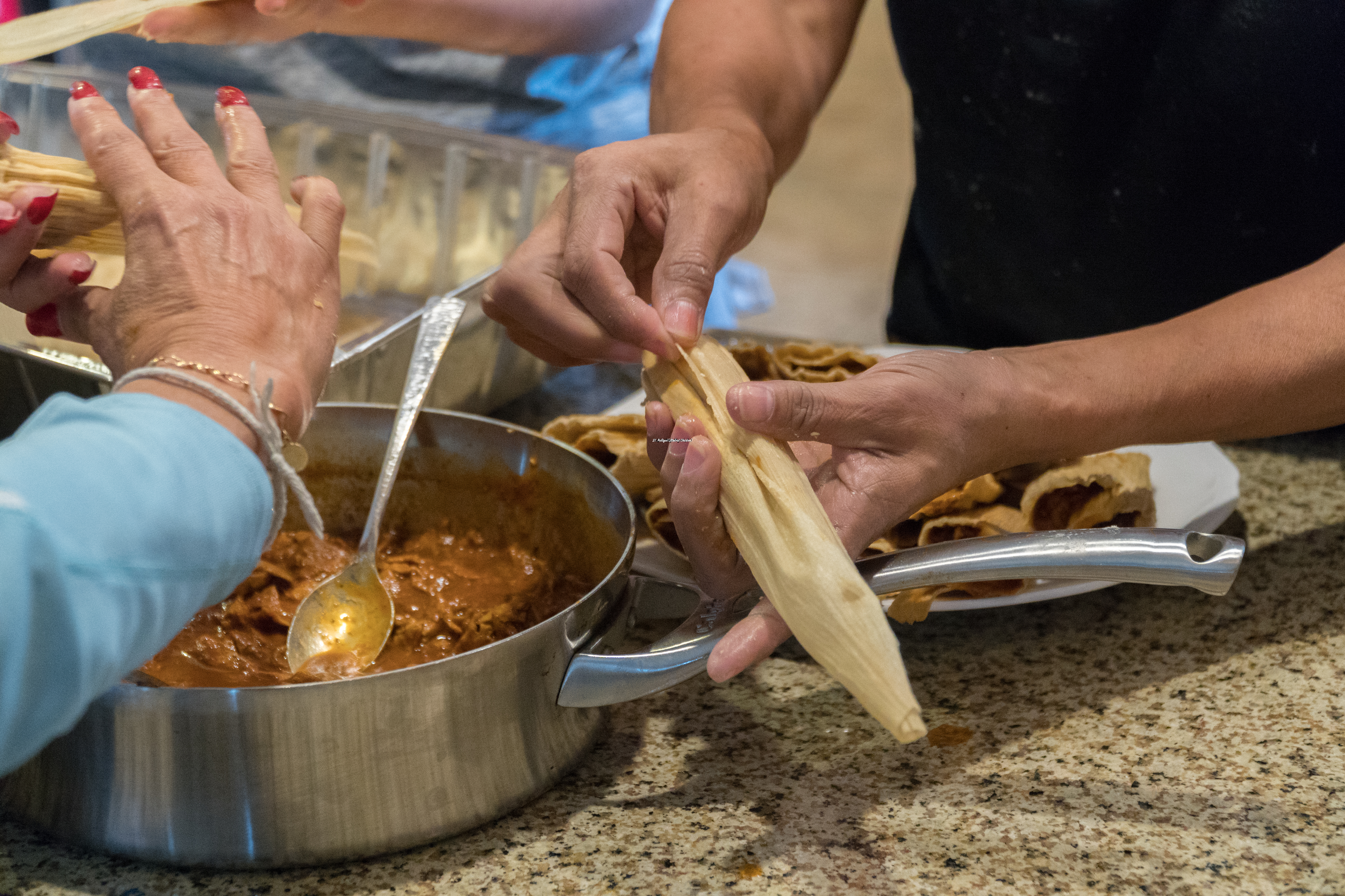 Making Guatemalan Tamales By Hand