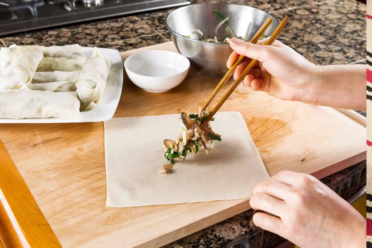 Vietnamese Fresh Spring Rolls By Hand