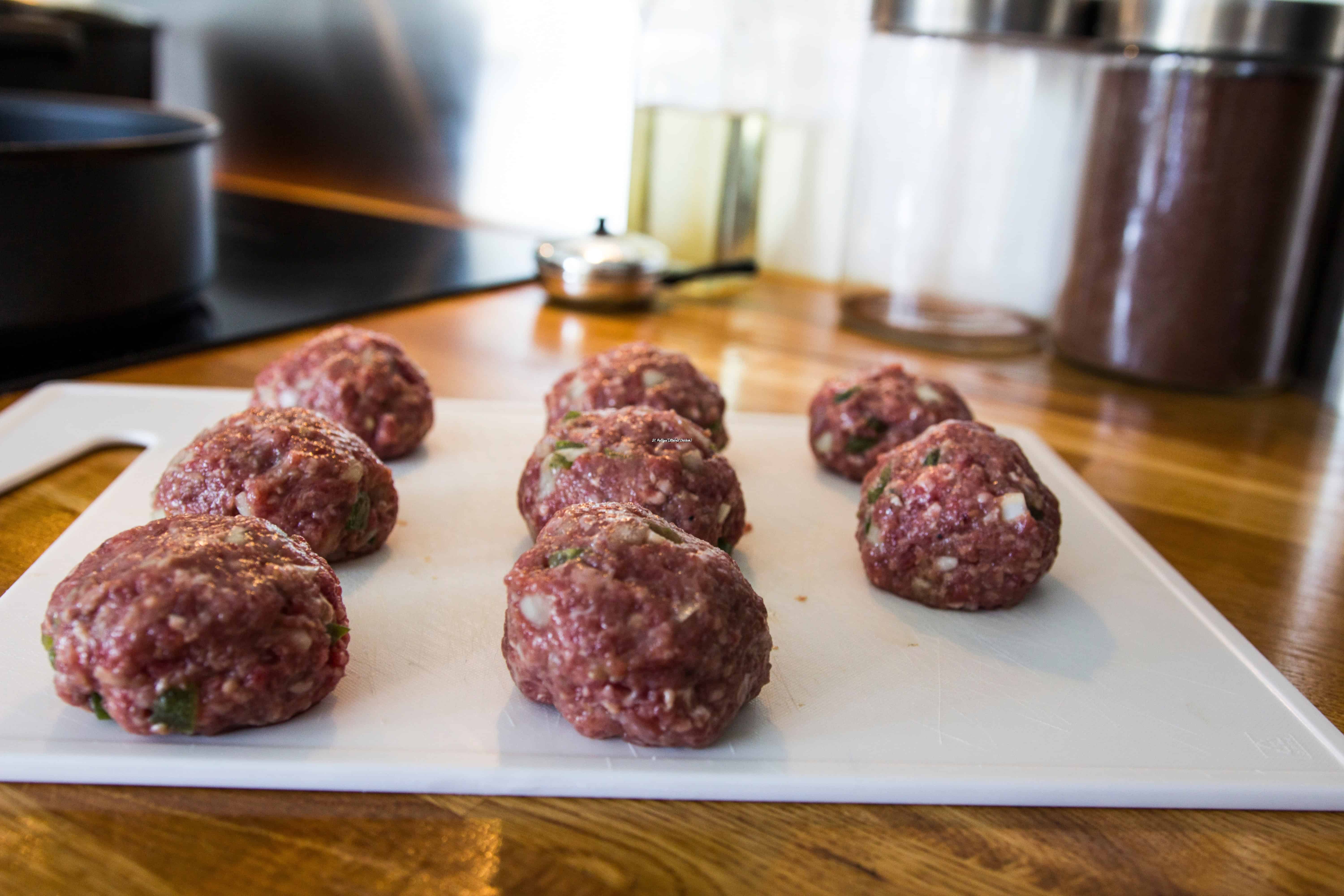 Vietnamese Style Meatballs with Chili Sauce