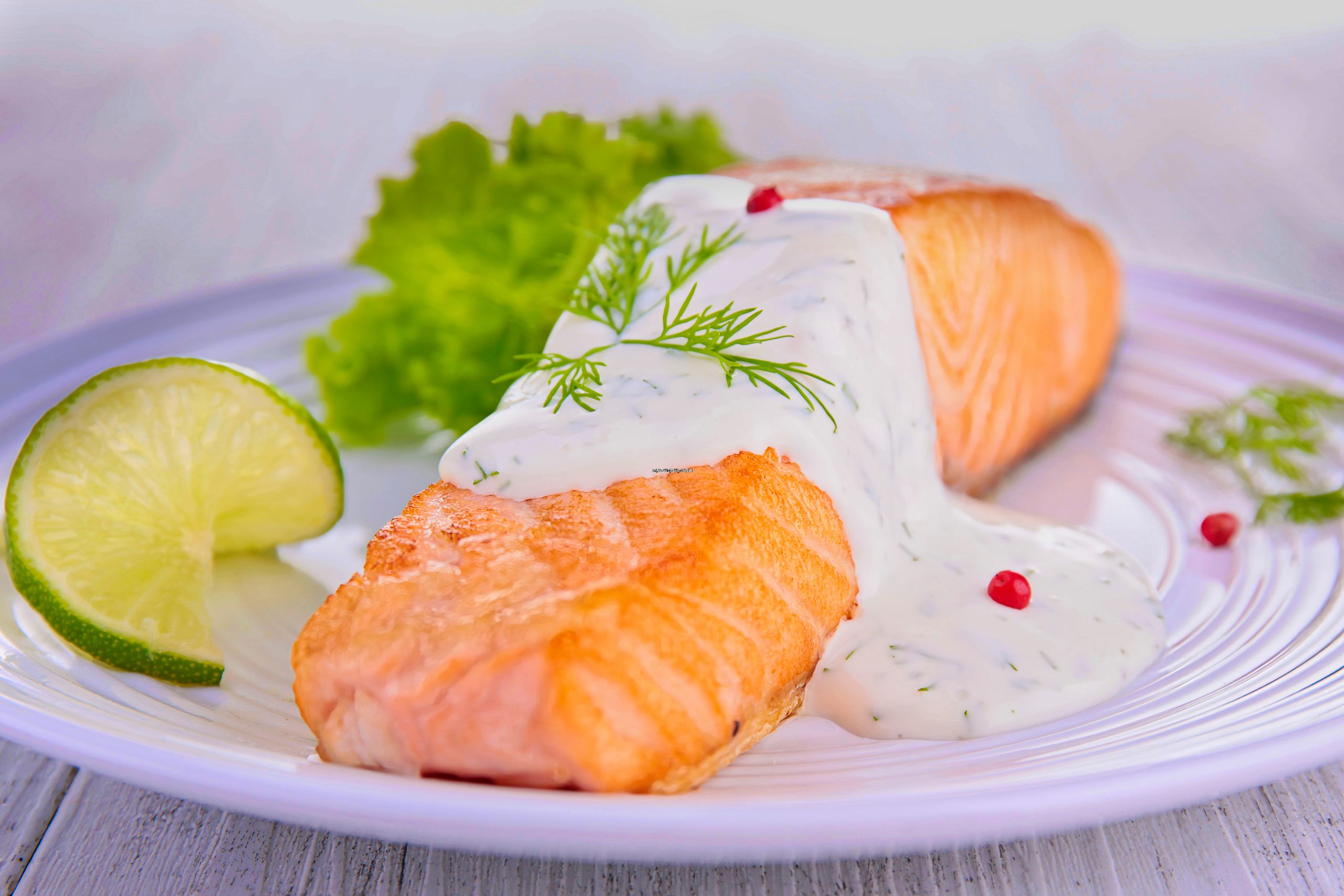 Norwegian Salmon with Dill Sauce Recipe
