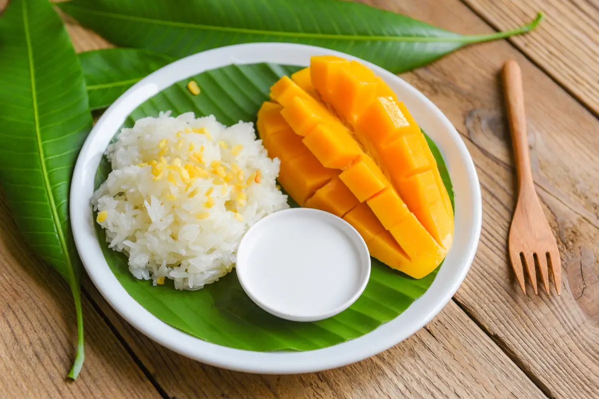 Laos Mango Sticky Rice Recipe