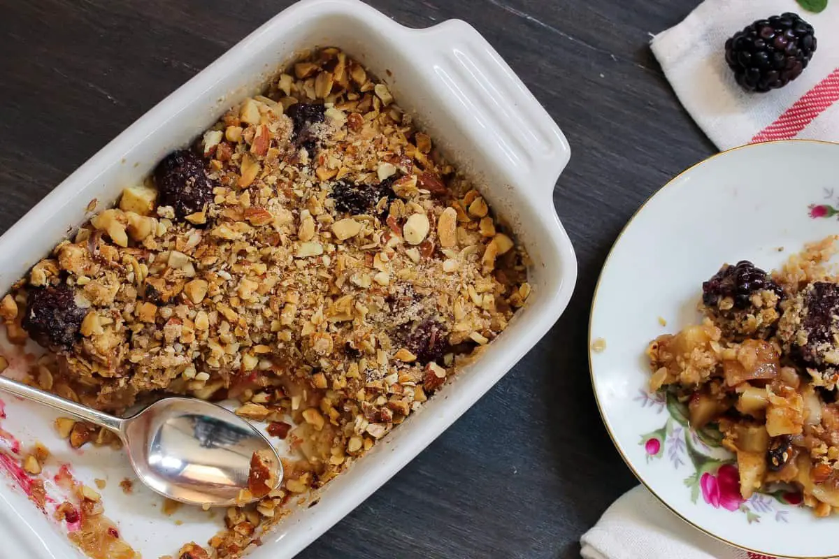 Old Fashioned Black Raspberry Crisp Recipe