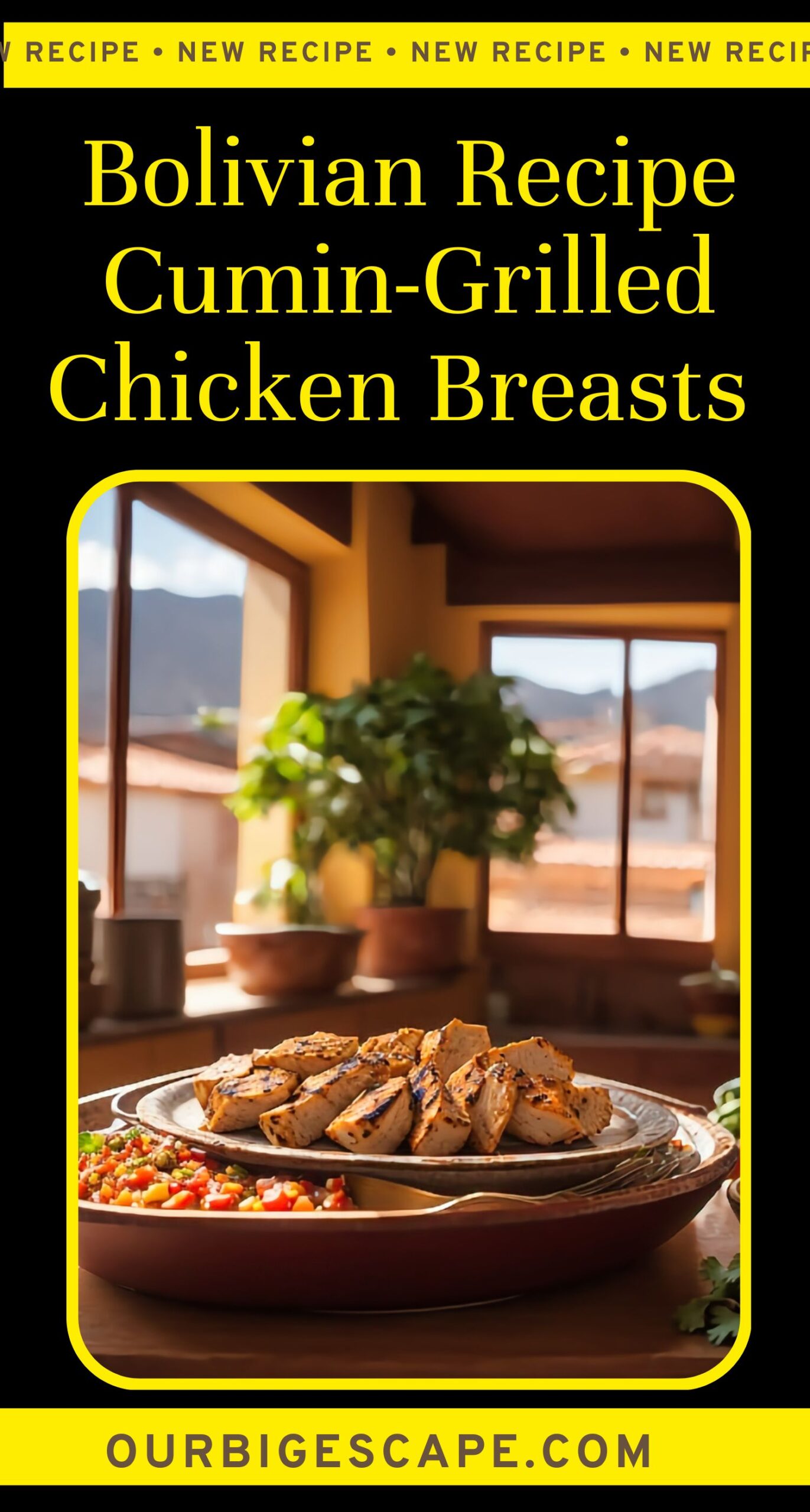 3. Cumin-Grilled Chicken Breasts Recipe