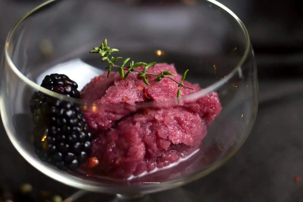 Black Raspberry Sorbet Recipe