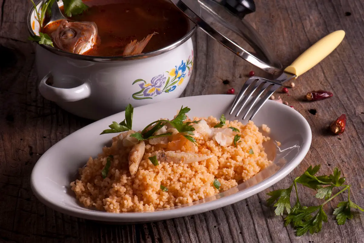 Tunisian Couscous with Fish Recipe