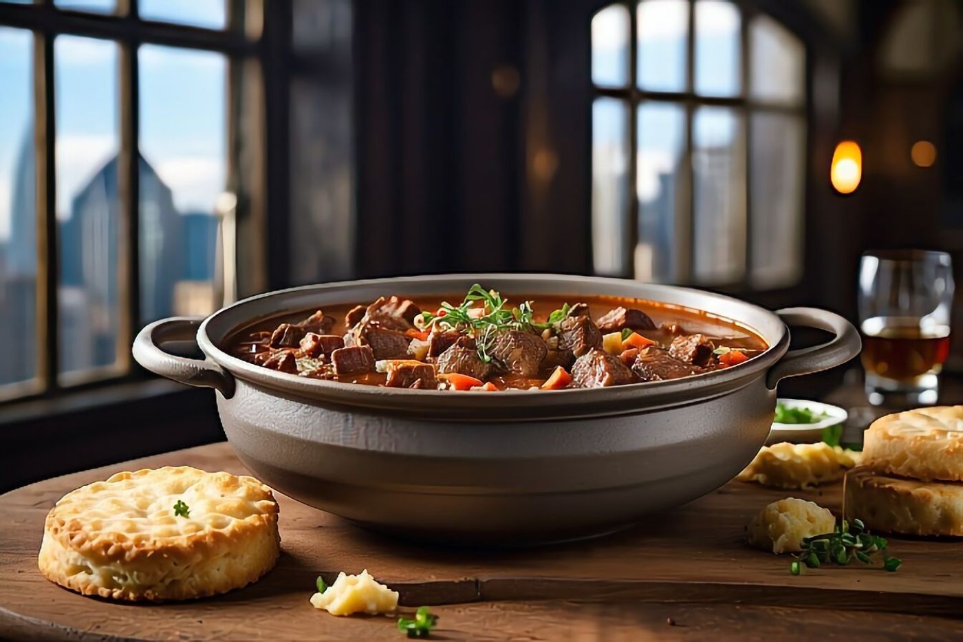 Beef and Biscuit Stew Recipe