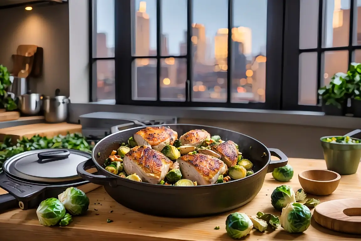 1. Dutch Oven Chicken Thighs with Brussels Sprouts Recipe 1