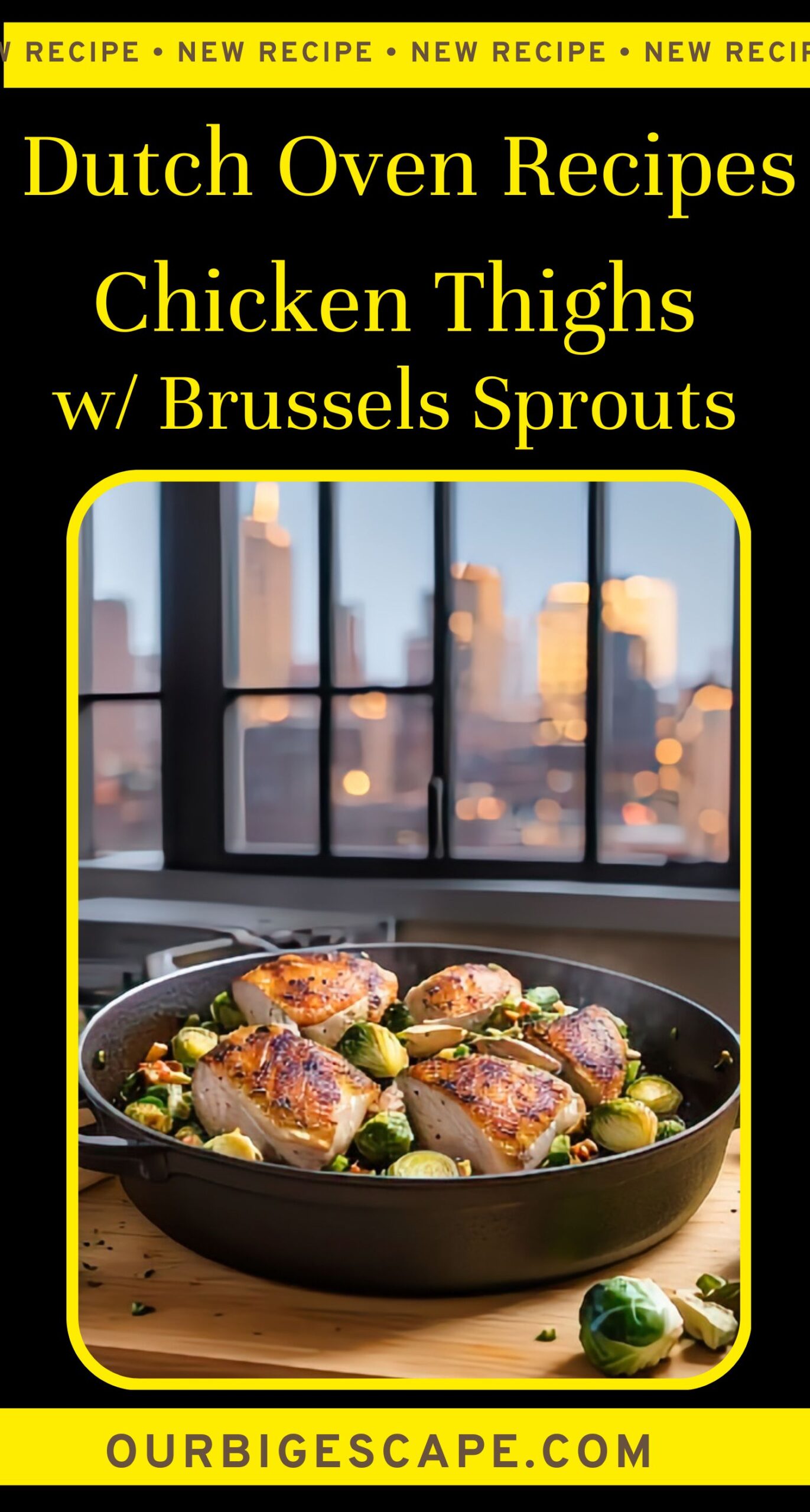 1. Dutch Oven Chicken Thighs with Brussels Sprouts Recipe