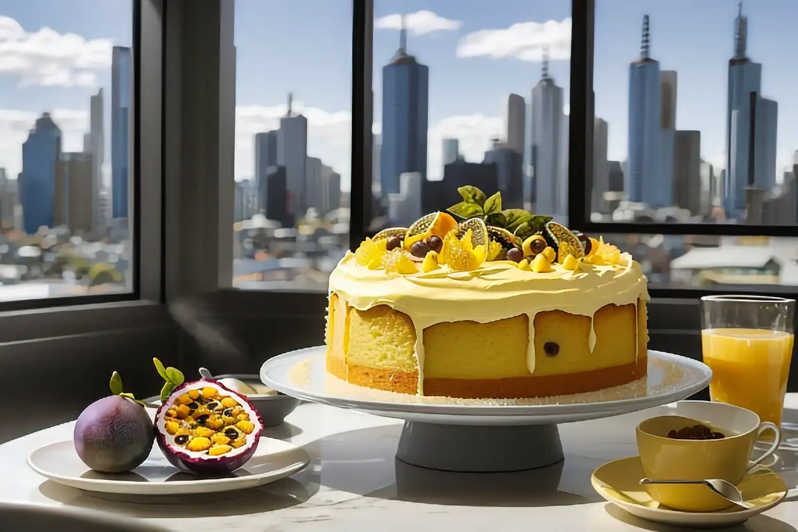 10. Australian Passionfruit Sponge Cake Recipe 1