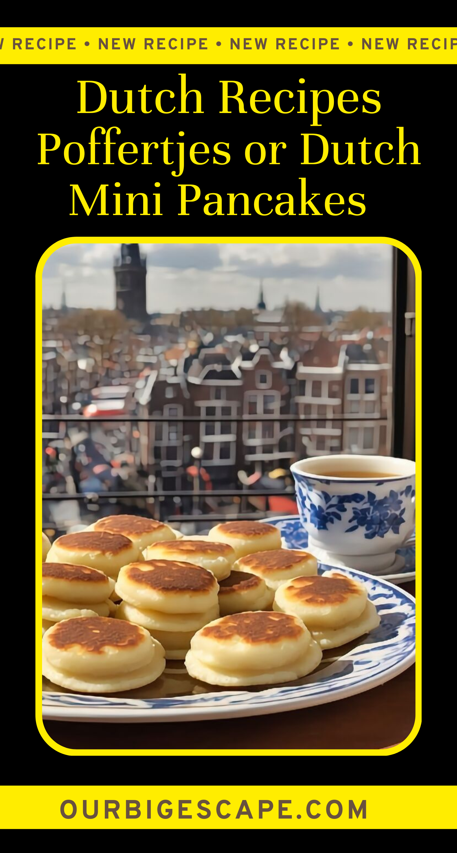 Poffertjes or Dutch Mini Pancakes