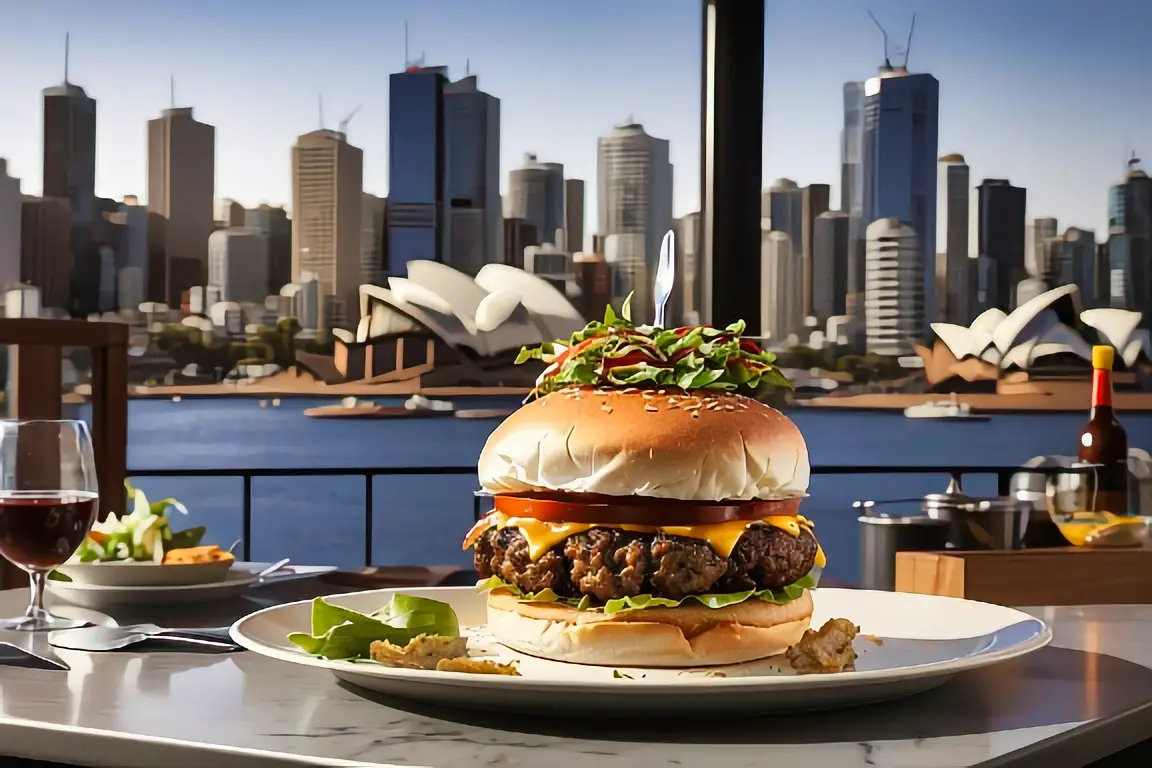 11. Australian BBQ Best Burger Down-Under Recipe 1