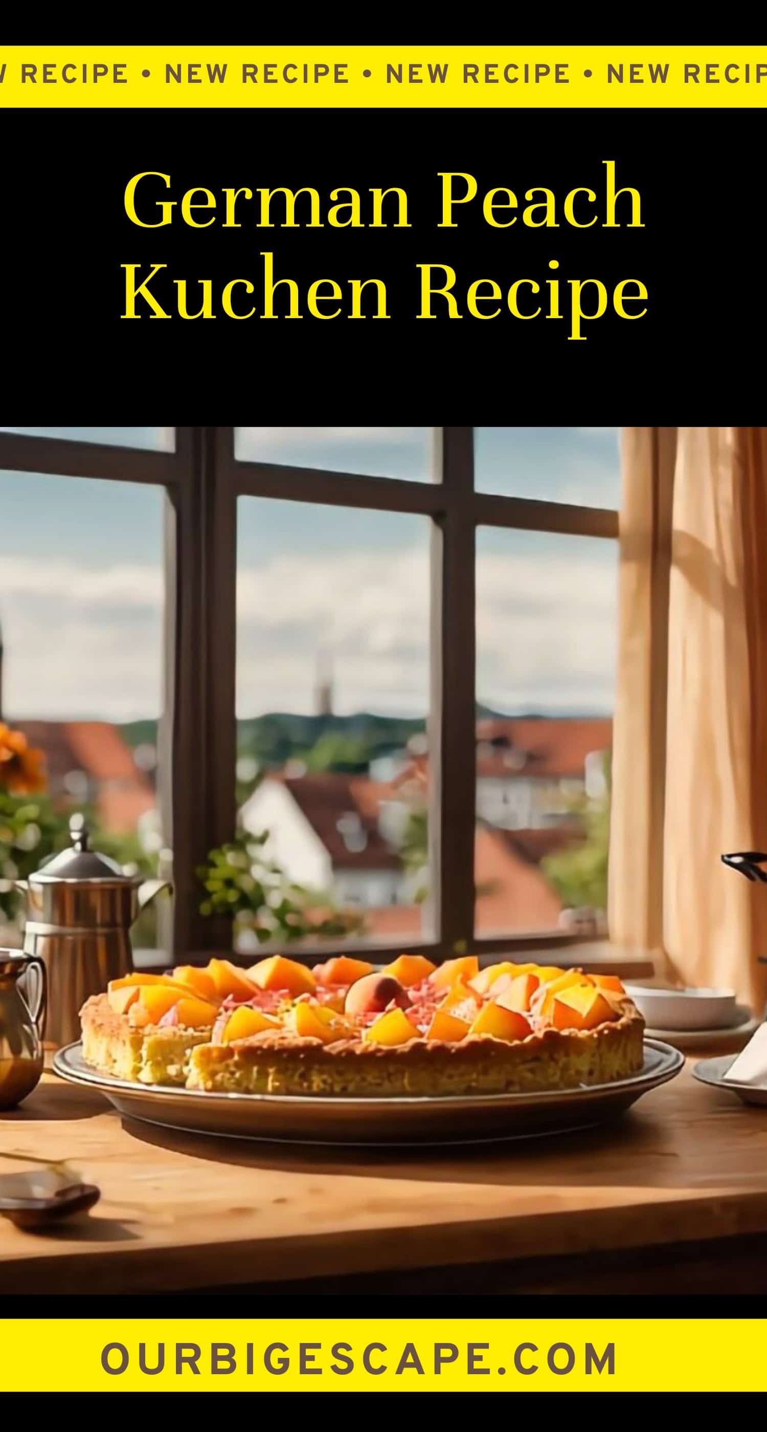 German Peach Kuchen