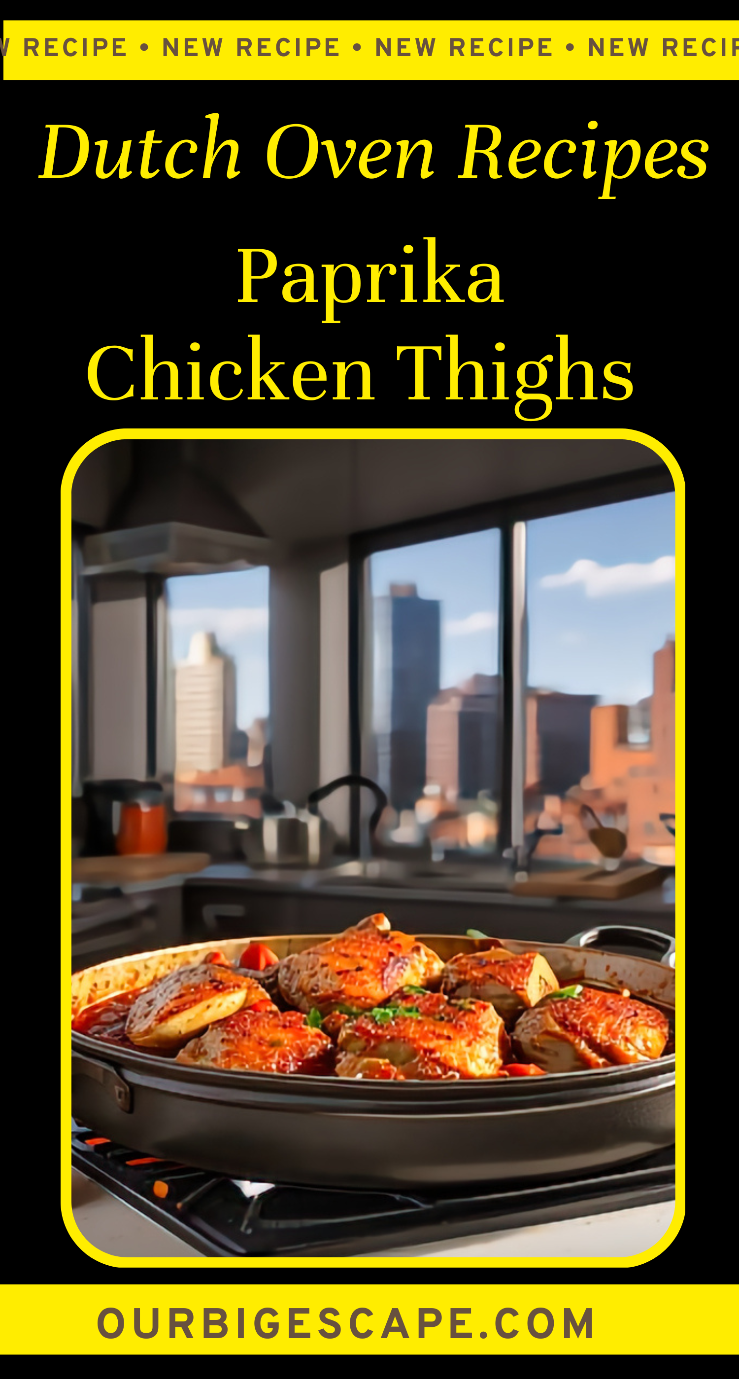 12. One-Pot Paprika Chicken Thighs Recipe