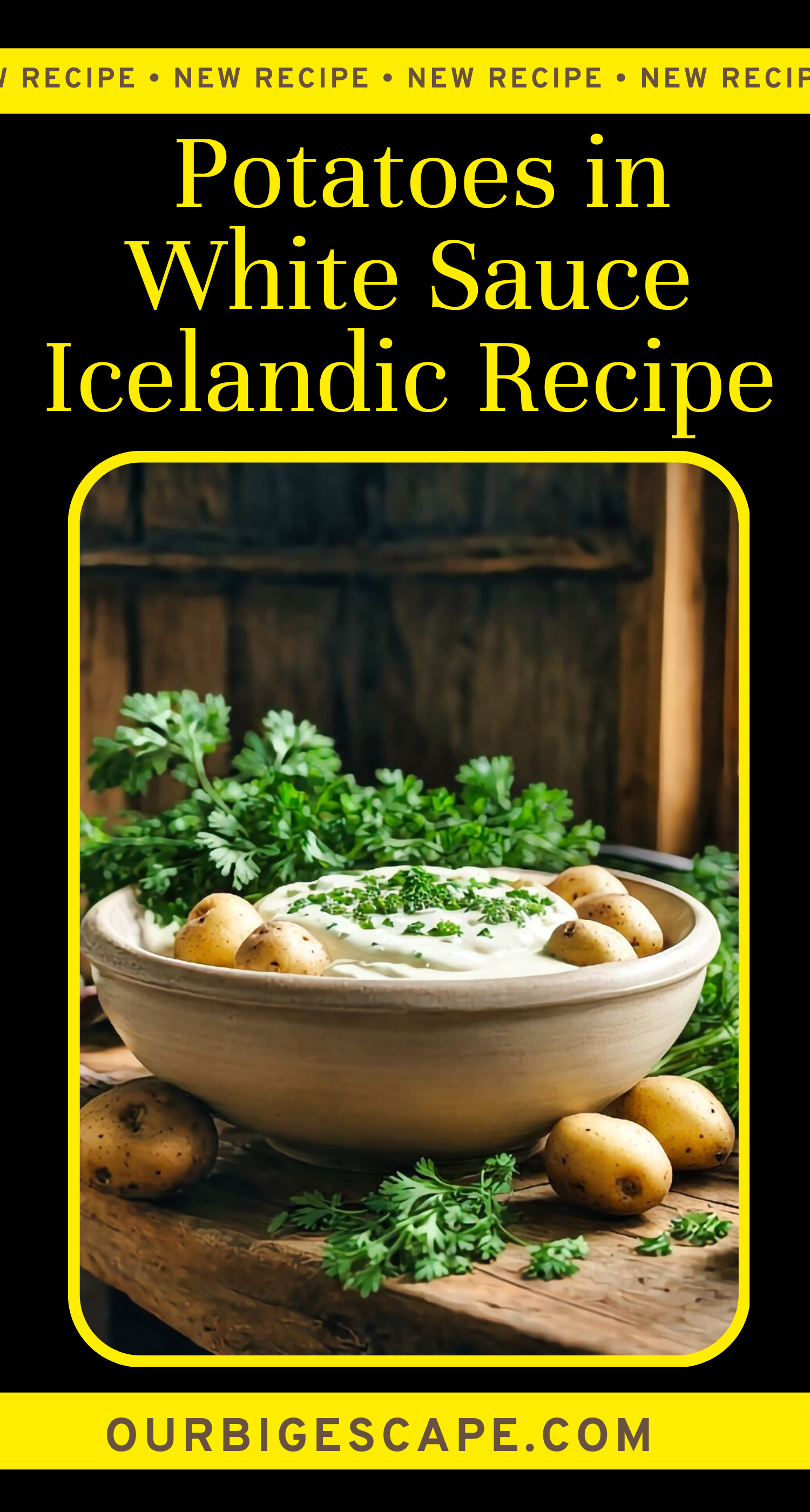 Kartöflur í Jafningi Potatoes in White Sauce Recipe