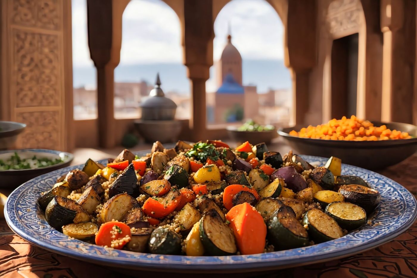 Roasted Moroccan-Style Vegetables Recipe