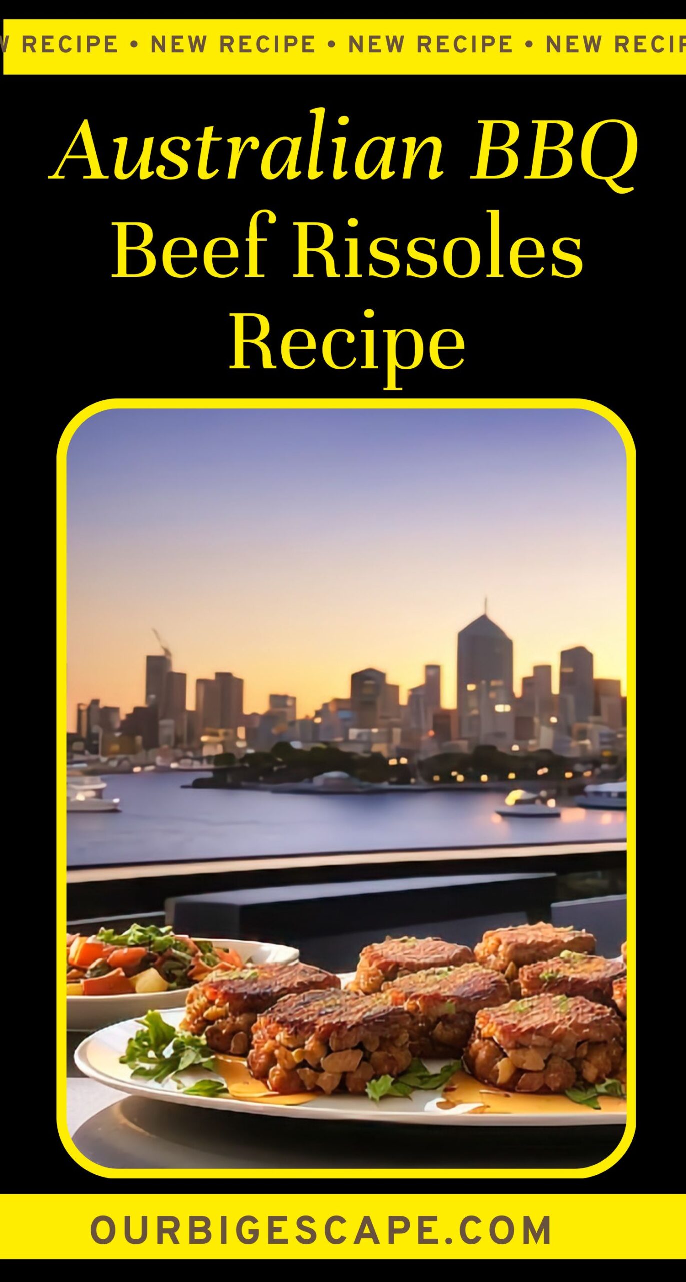 15. Australian BBQ Beef Rissoles Recipe