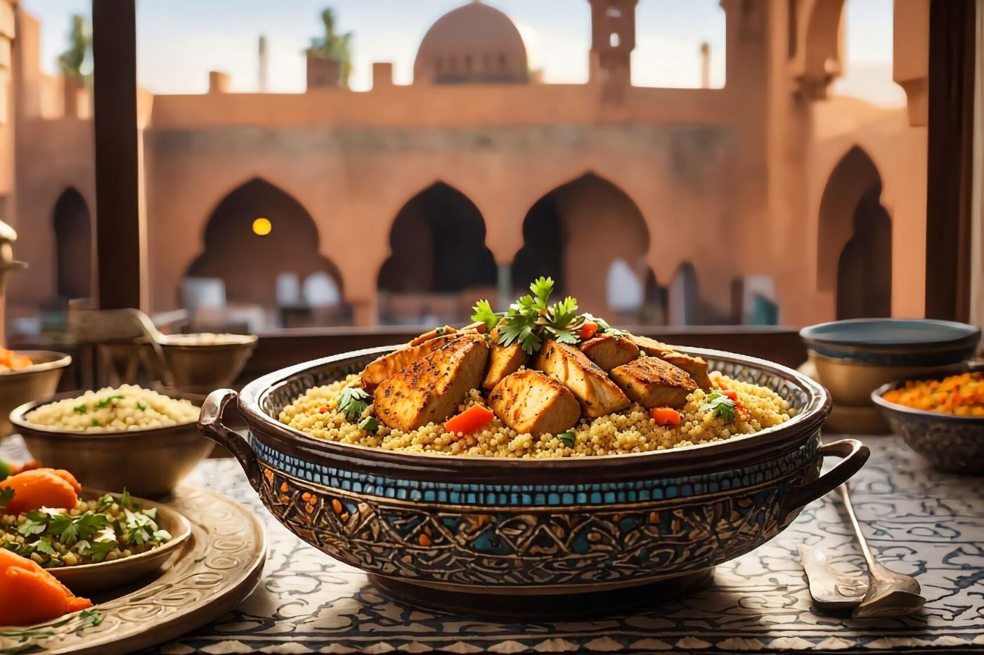 Moroccan Chicken Couscous Bowl Recipe