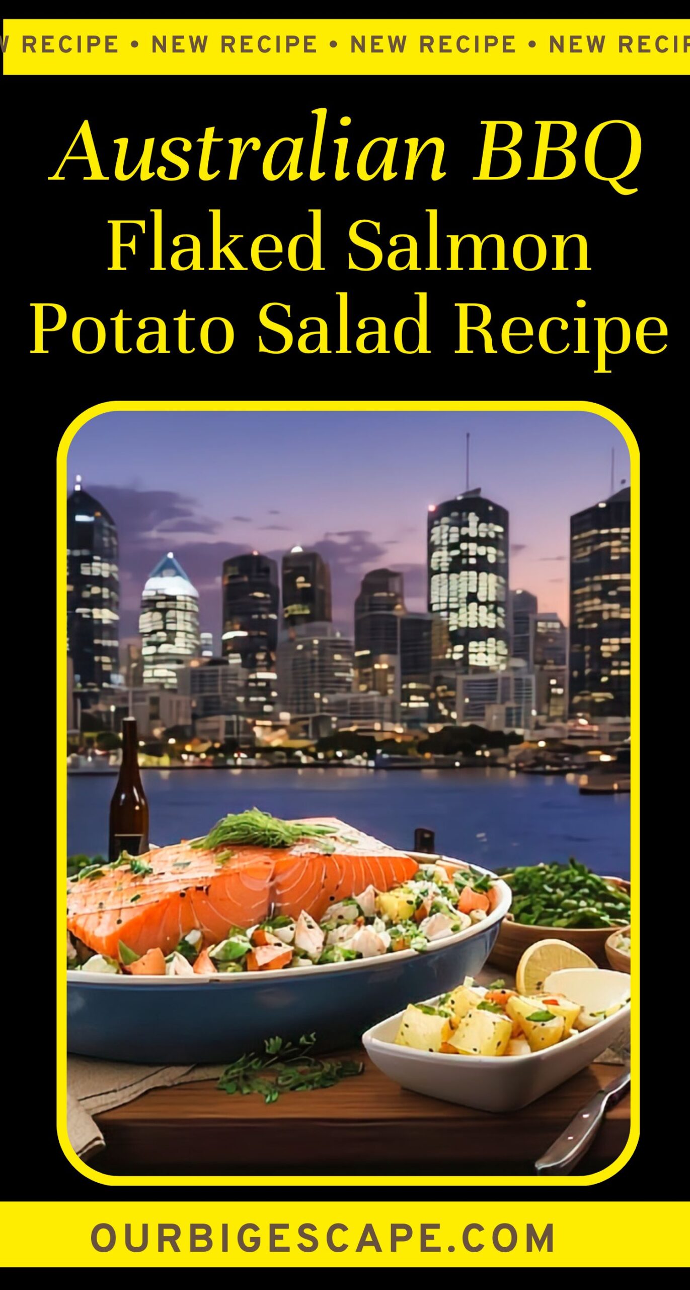 16. Australian BBQ Flaked Salmon Potato Salad Recipe