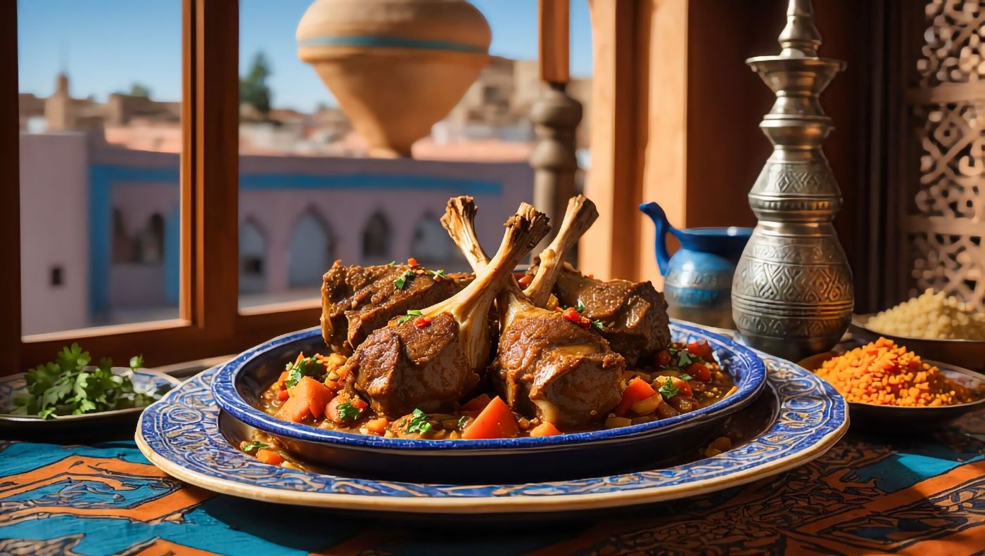 Moroccan-Style Lamb Shanks Recipe