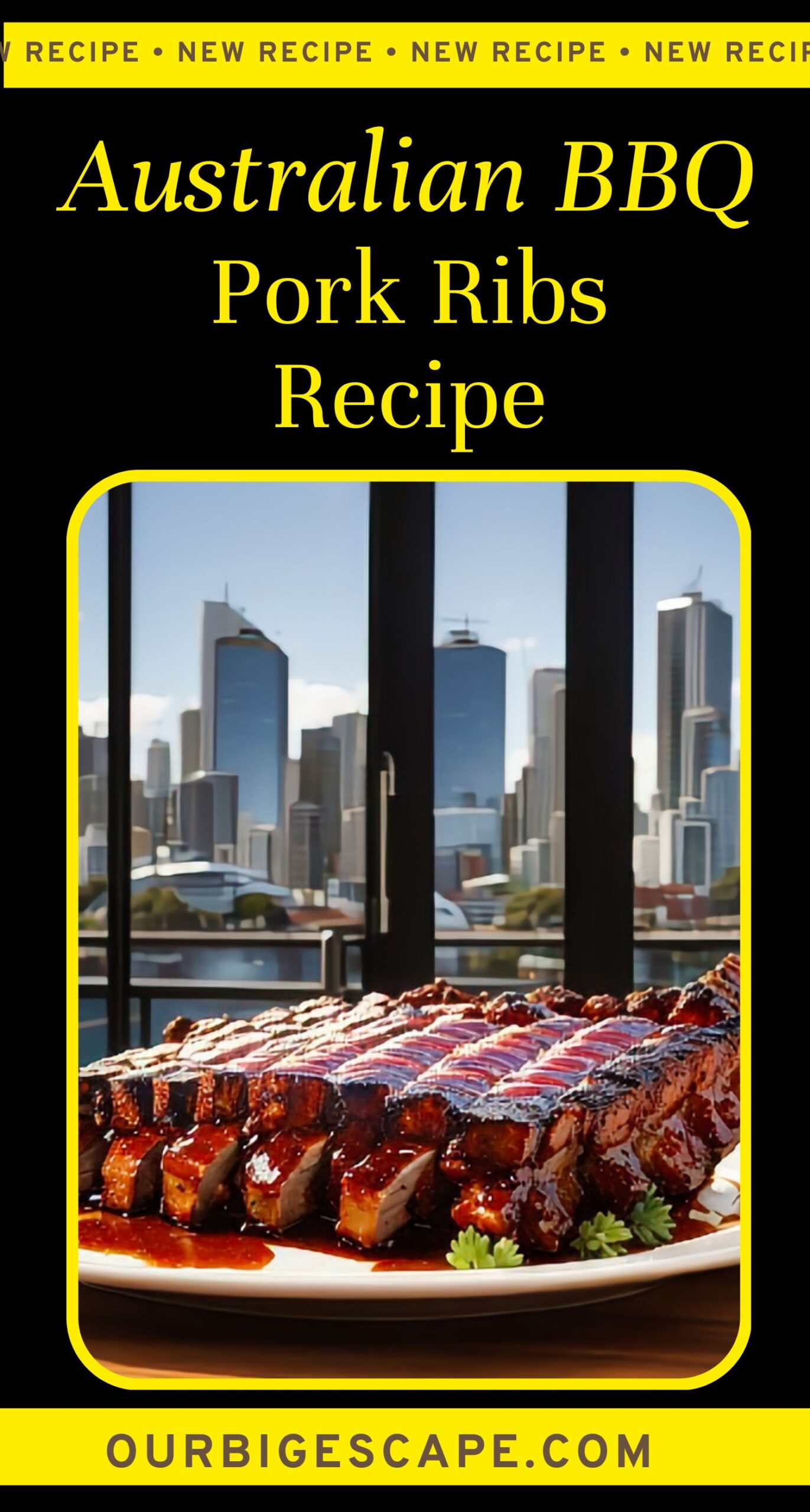 18. Australian BBQ Pork Ribs Recipe