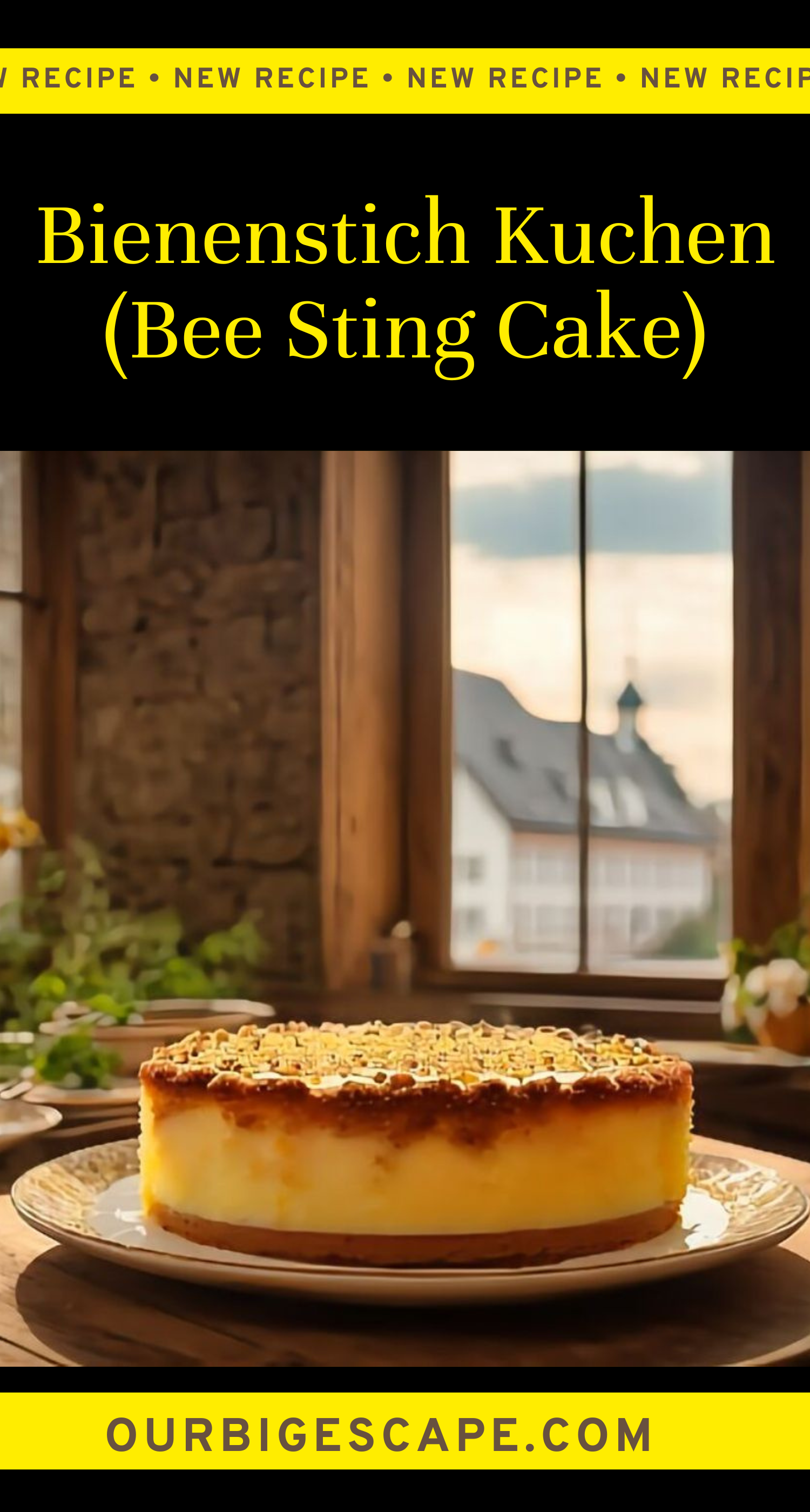 Bienenstich Kuchen (Bee Sting Cake)