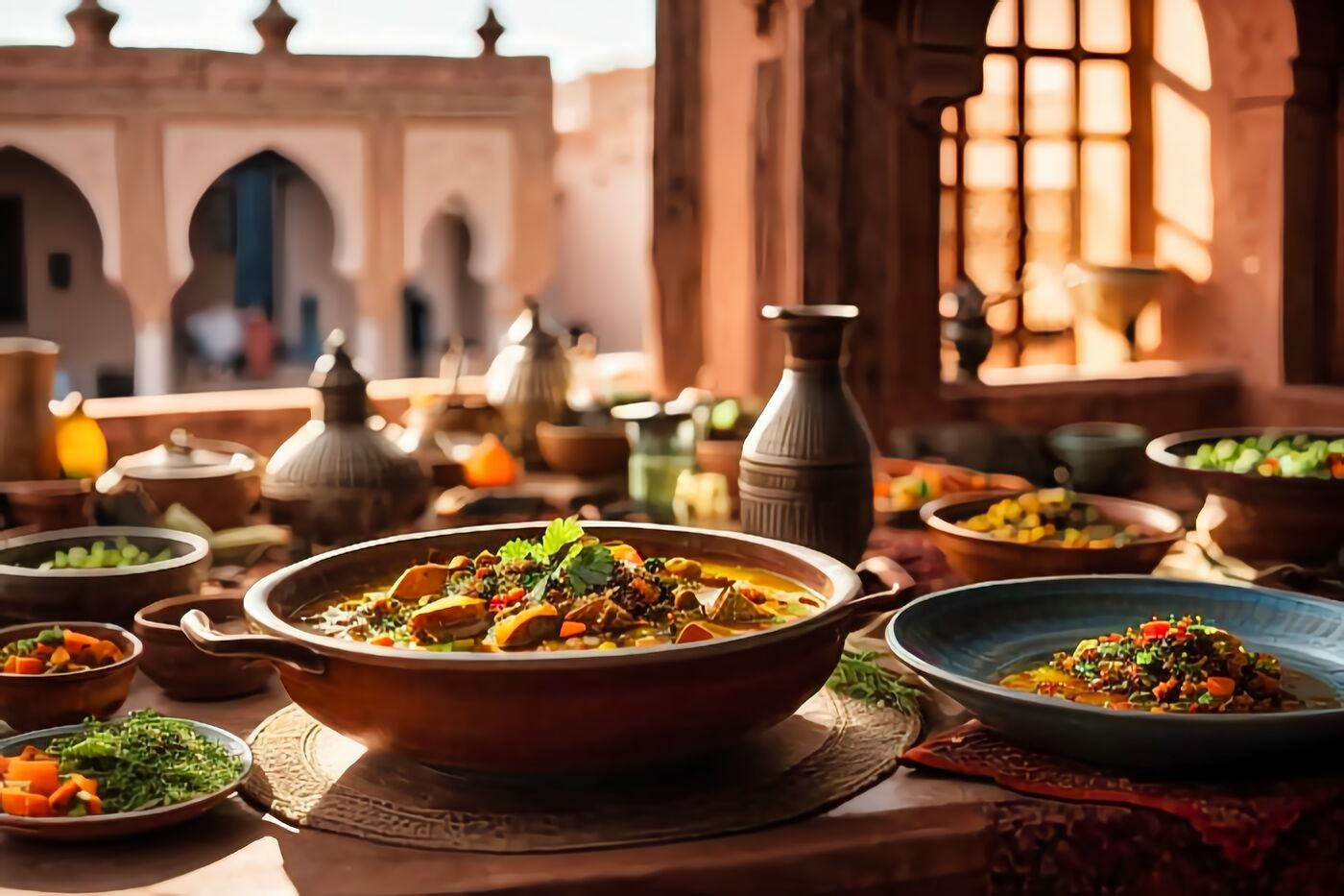 Moroccan Fish Tagine with Chermoula and Vegetables
