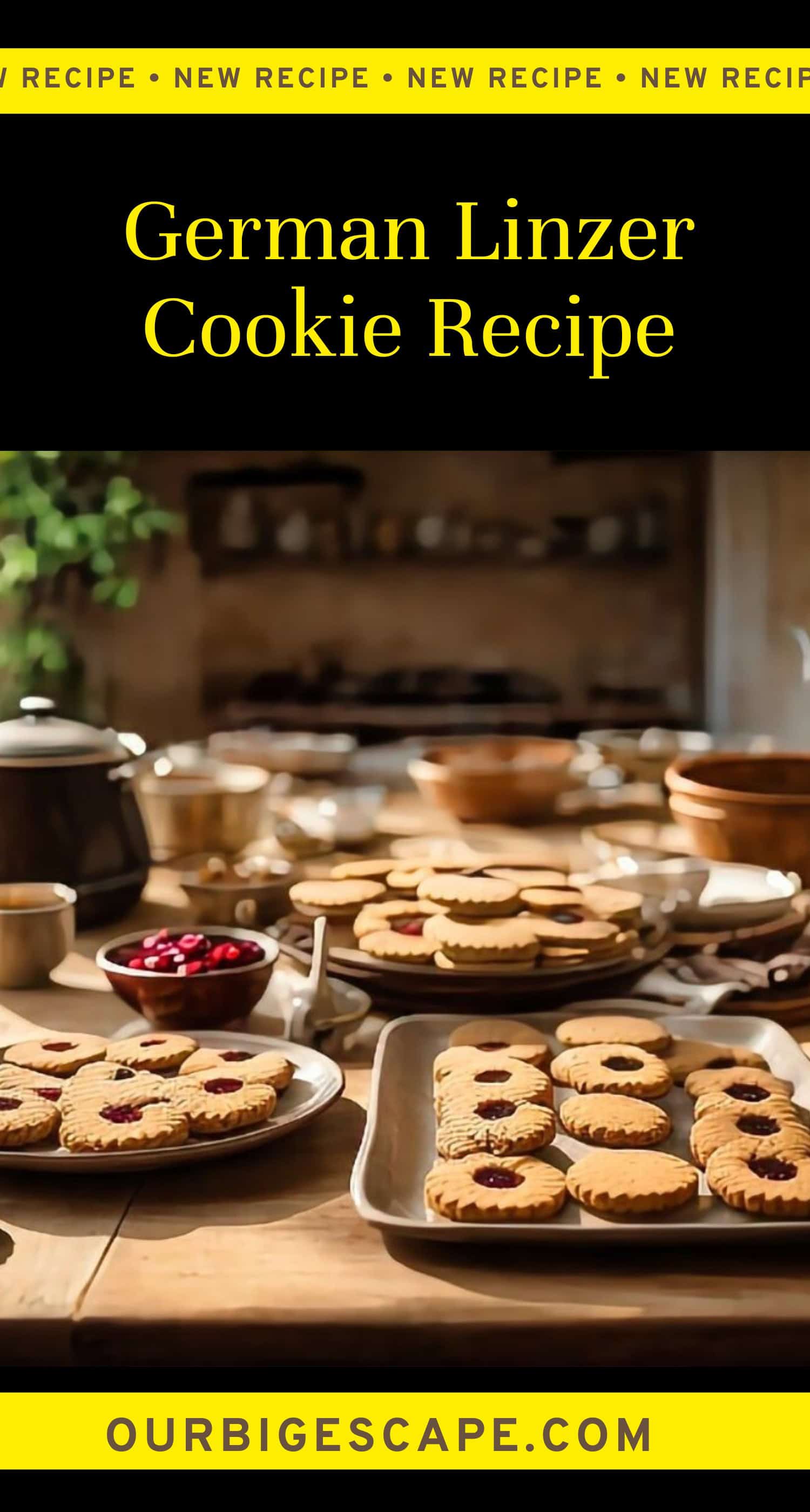 Homemade German Linzer Cookies Recipe