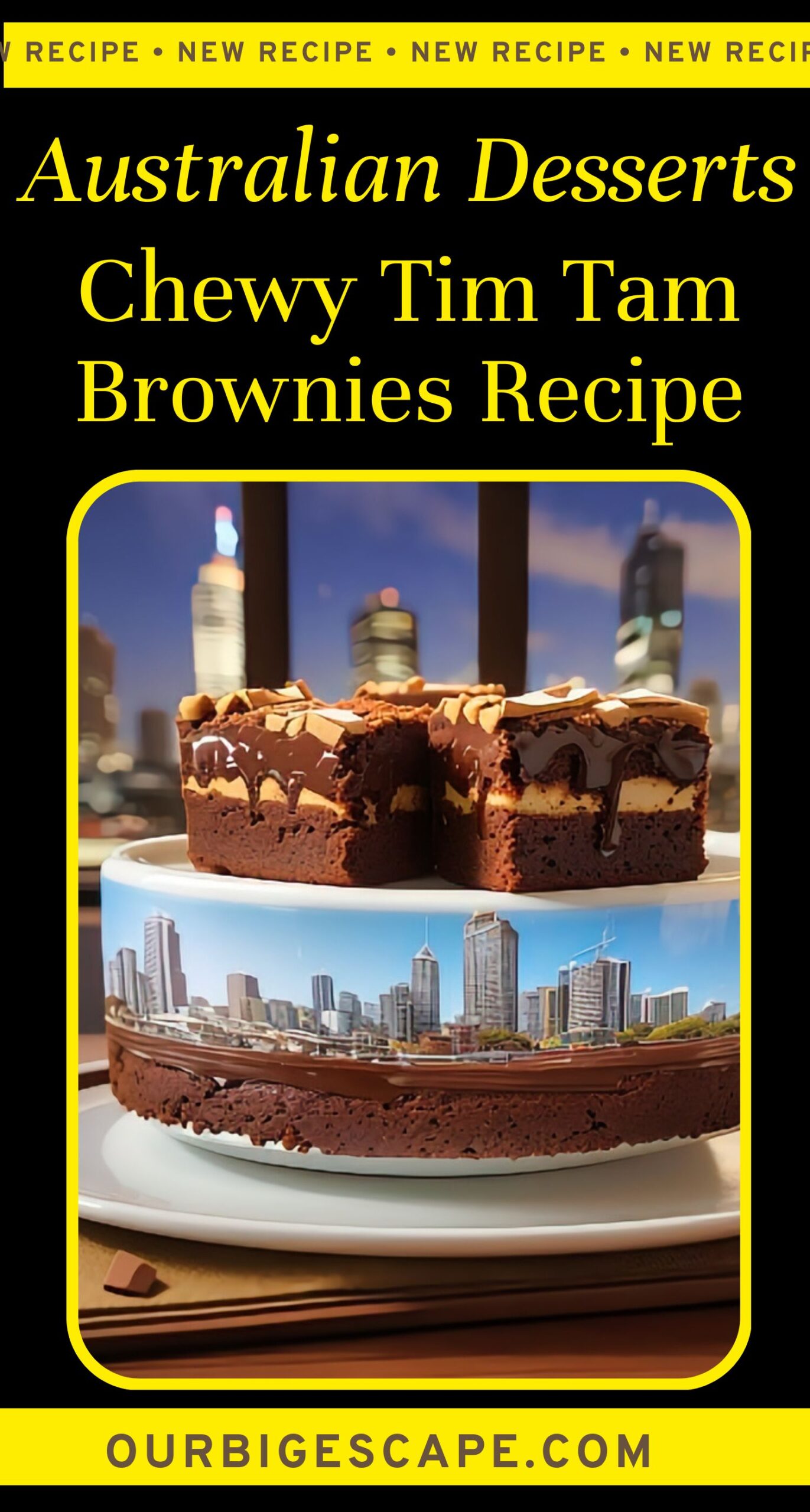 2. Australian Chewy Tim Tam Brownies Recipe (1)