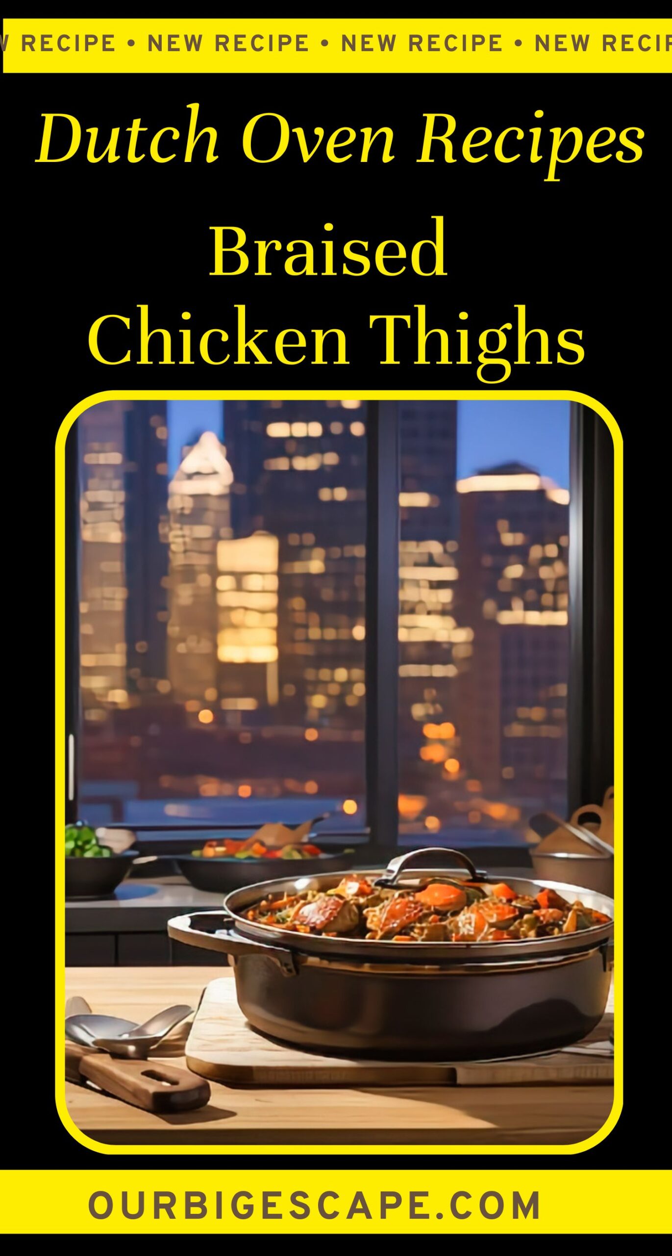2. Dutch Oven Braised Chicken Thighs Recipe
