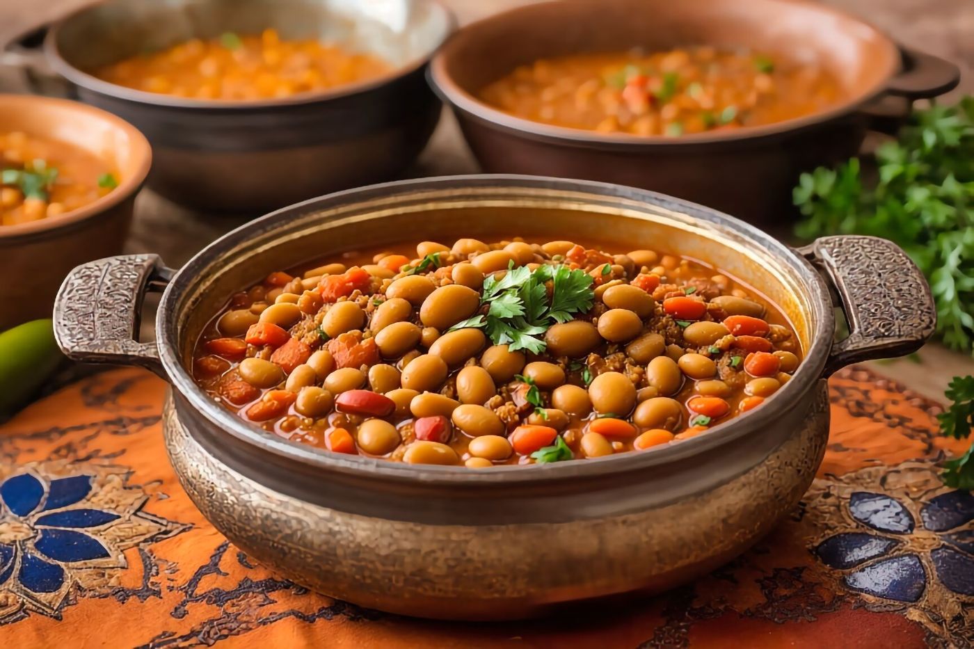 Stewed Moroccan Beans Recipe