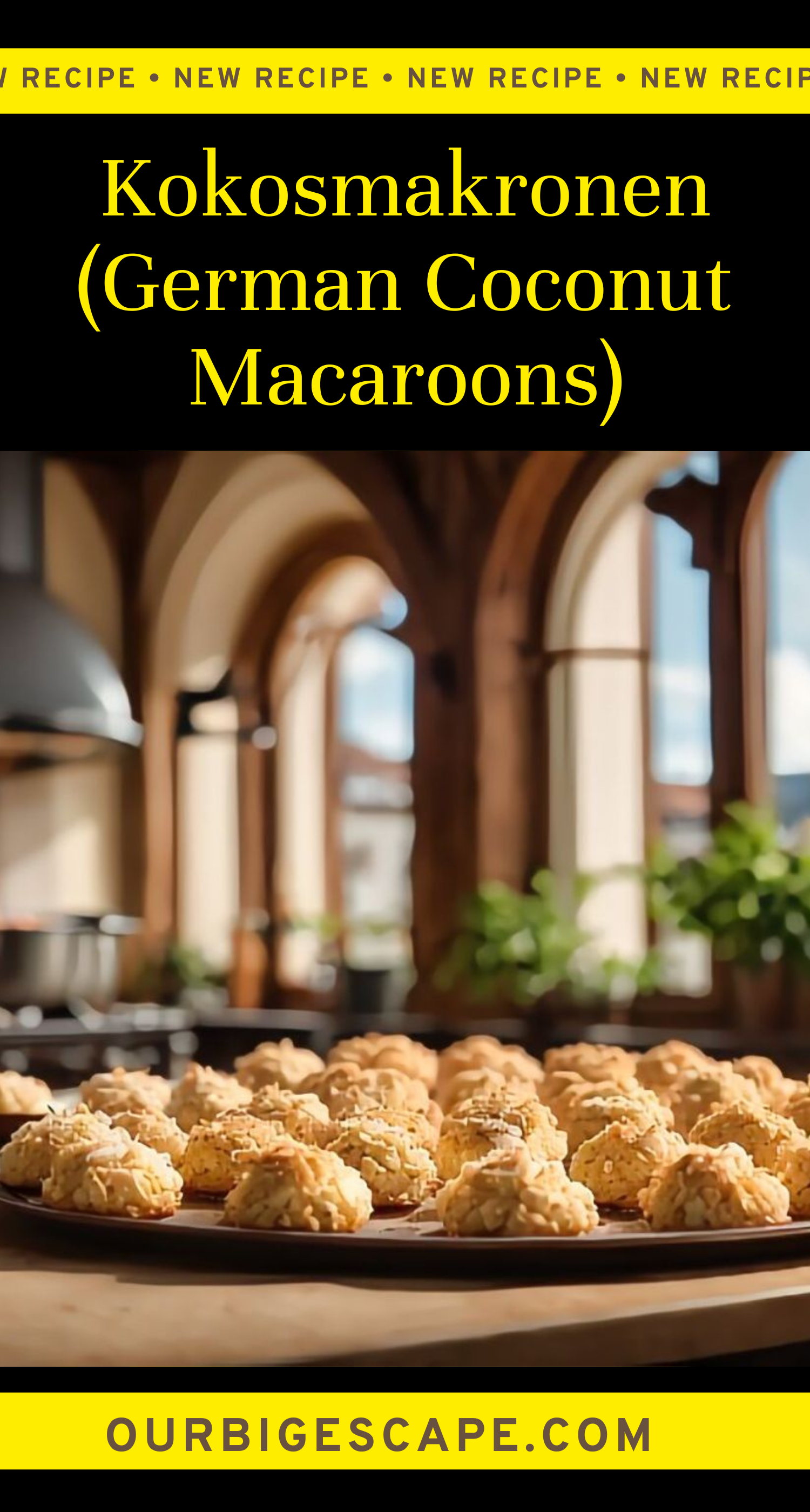 Kokosmakronen (German Coconut Macaroons)